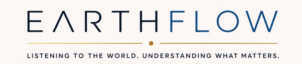 EARTHFLOW — Listening to the world. Understanding what matters.
